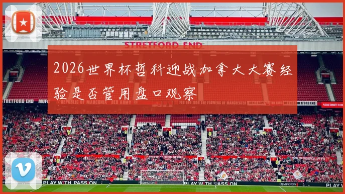 2026世界杯哲科迎战加拿大大赛经验是否管用盘口观察